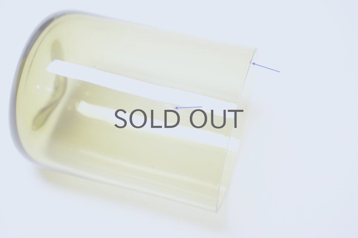 画像5: ビンテージ北欧雑貨/Kaj Franck/カイ・フランク/Nuutajarvi/ヌータヤルヴィ/Lilli/ショットグラス/オリーブグリーン/No.2 (5)