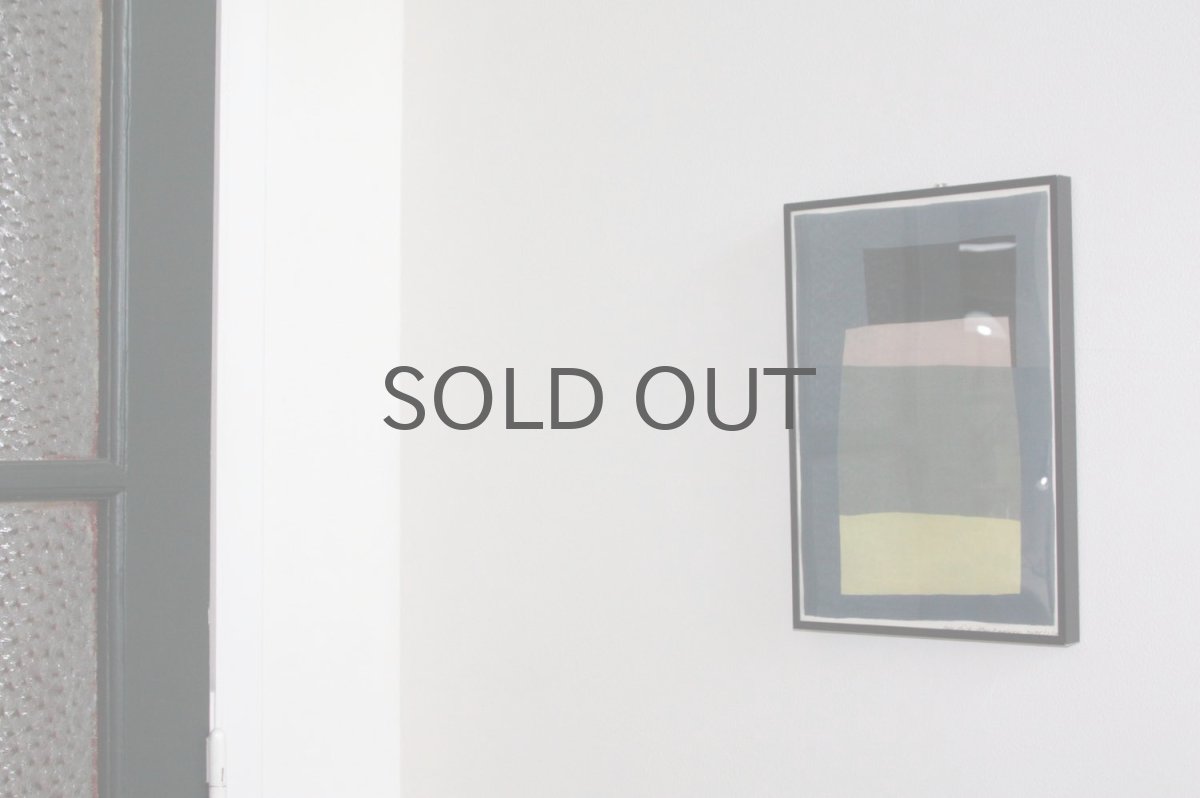 画像2: 北欧クラフトポスター/デンマークのアーティスト/Leise Dich Abrahamsen/A4フレーム付き/No.4 (2)