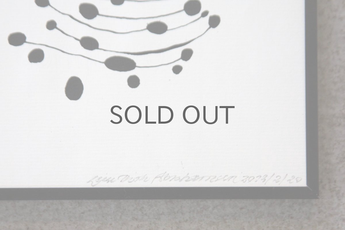 画像2: 北欧クラフトポスター/デンマークのアーティスト/Leise Dich Abrahamsen/A4フレーム付き/No.10 (2)