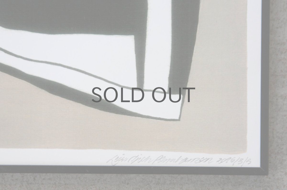 画像2: 北欧クラフトポスター/デンマークのアーティスト/Leise Dich Abrahamsen/A3フレーム付き/No.2 (2)