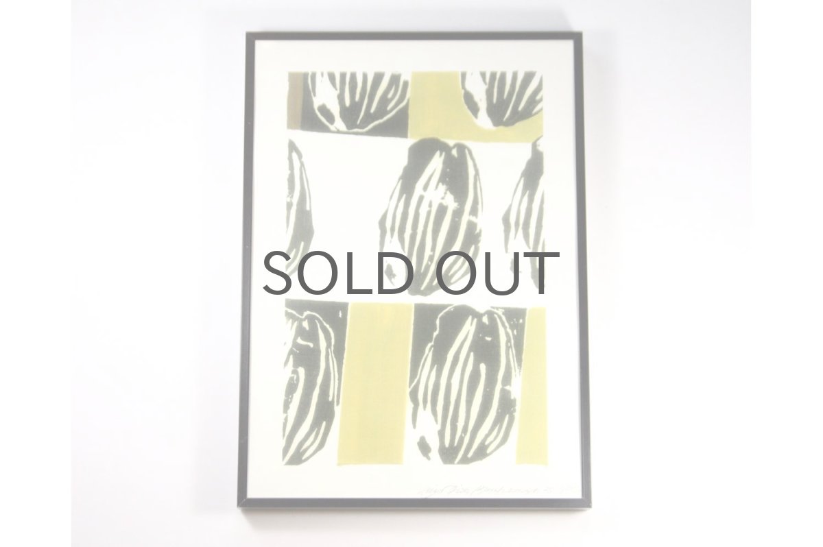 画像3: 北欧クラフトポスター/デンマークのアーティスト/Leise Dich Abrahamsen/A4フレーム付き/No.7 (3)