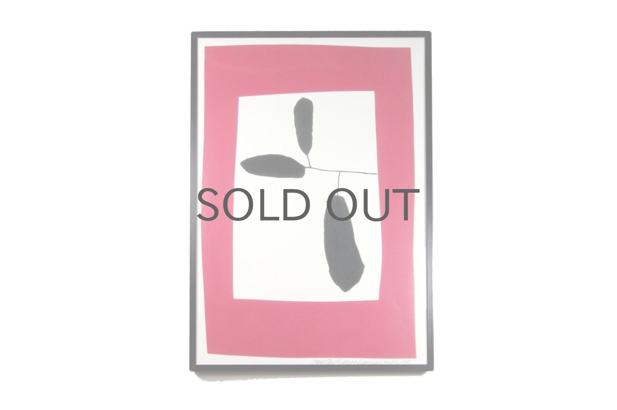 画像4: 北欧クラフトポスター/デンマークのアーティスト/Leise Dich Abrahamsen/A4フレーム付き/No.8 (4)