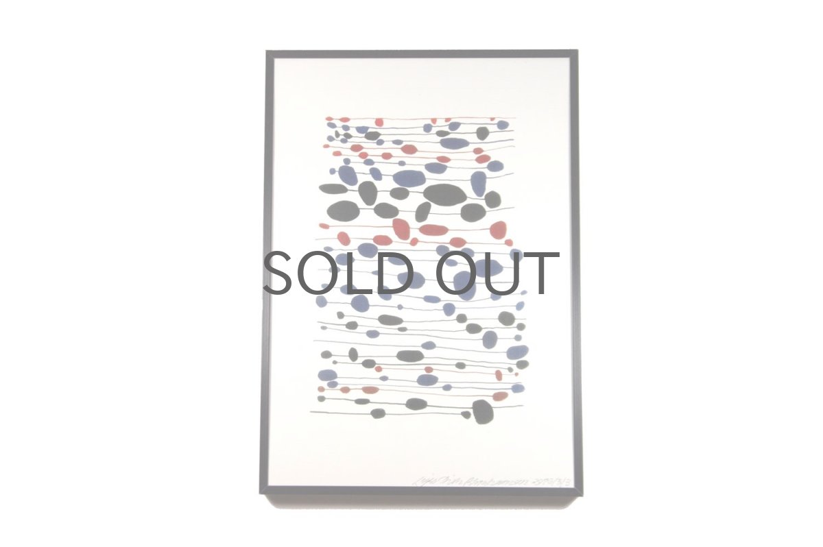 画像3: 北欧クラフトポスター/デンマークのアーティスト/Leise Dich Abrahamsen/A4フレーム付き/No.9 (3)