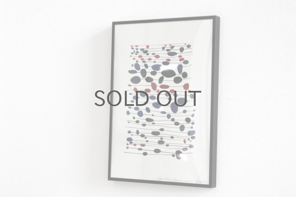 画像4: 北欧クラフトポスター/デンマークのアーティスト/Leise Dich Abrahamsen/A4フレーム付き/No.9 (4)