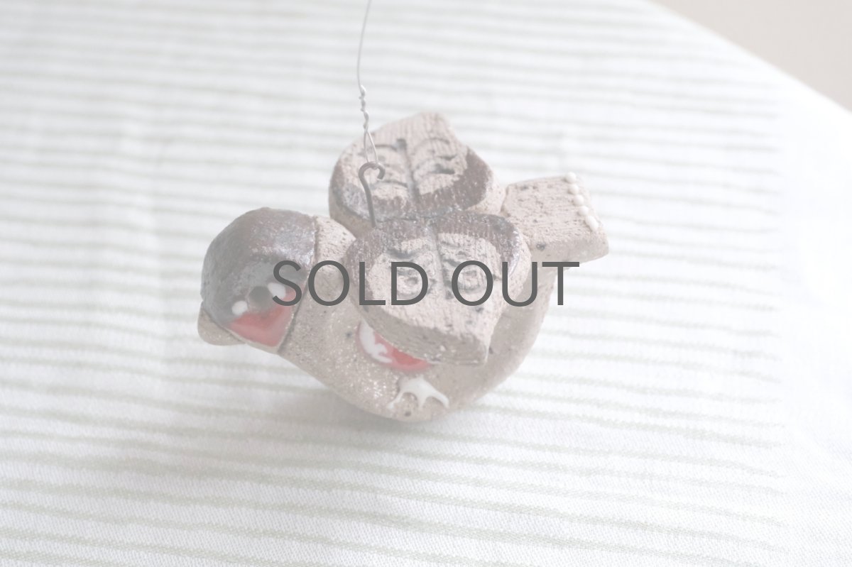 画像3: スウェーデン/Nittsjo/ニトジョ窯/Thomas Hellström/トーマス・ヘルストローム/クリスマスの小鳥/コマドリ (3)