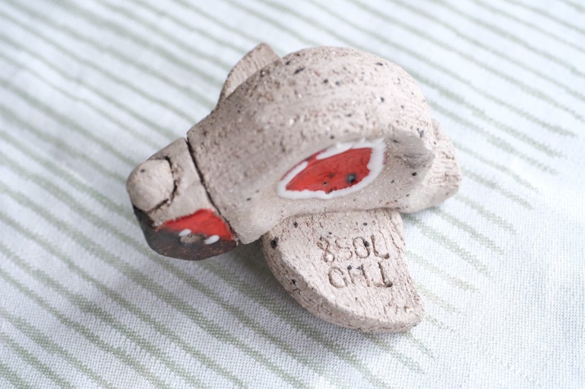 画像6: スウェーデン/Nittsjo/ニトジョ窯/Thomas Hellström/トーマス・ヘルストローム/クリスマスの小鳥/コマドリ (6)