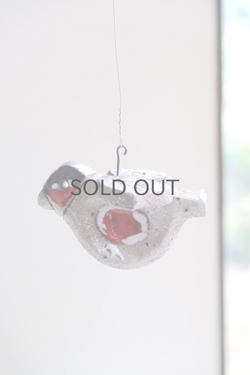 画像7: スウェーデン/Nittsjo/ニトジョ窯/Thomas Hellström/トーマス・ヘルストローム/クリスマスの小鳥/コマドリ (7)