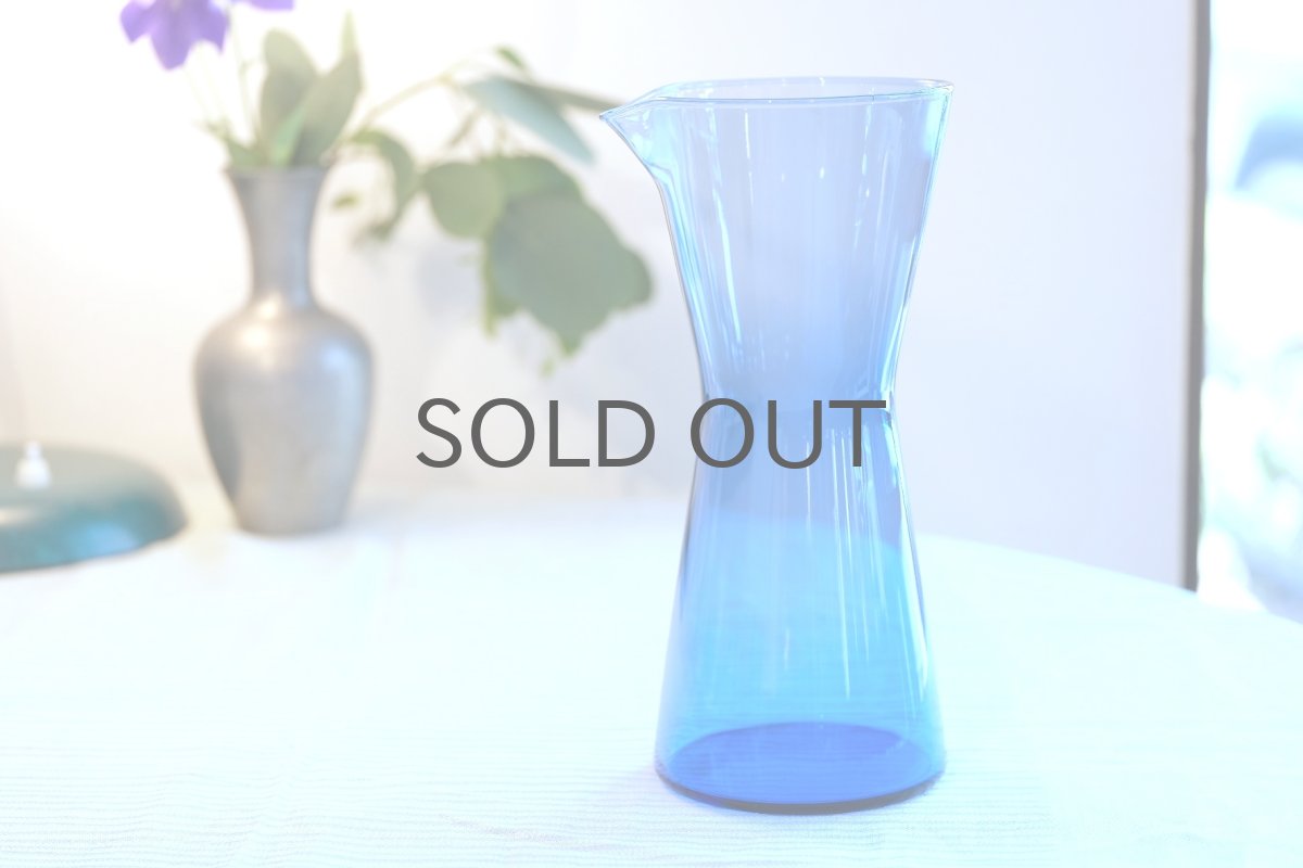 画像2: ビンテージ北欧雑貨/Kaj Franck/カイ・フランク/1610/カラフェ/iittala/イッタラ/ブルー (2)