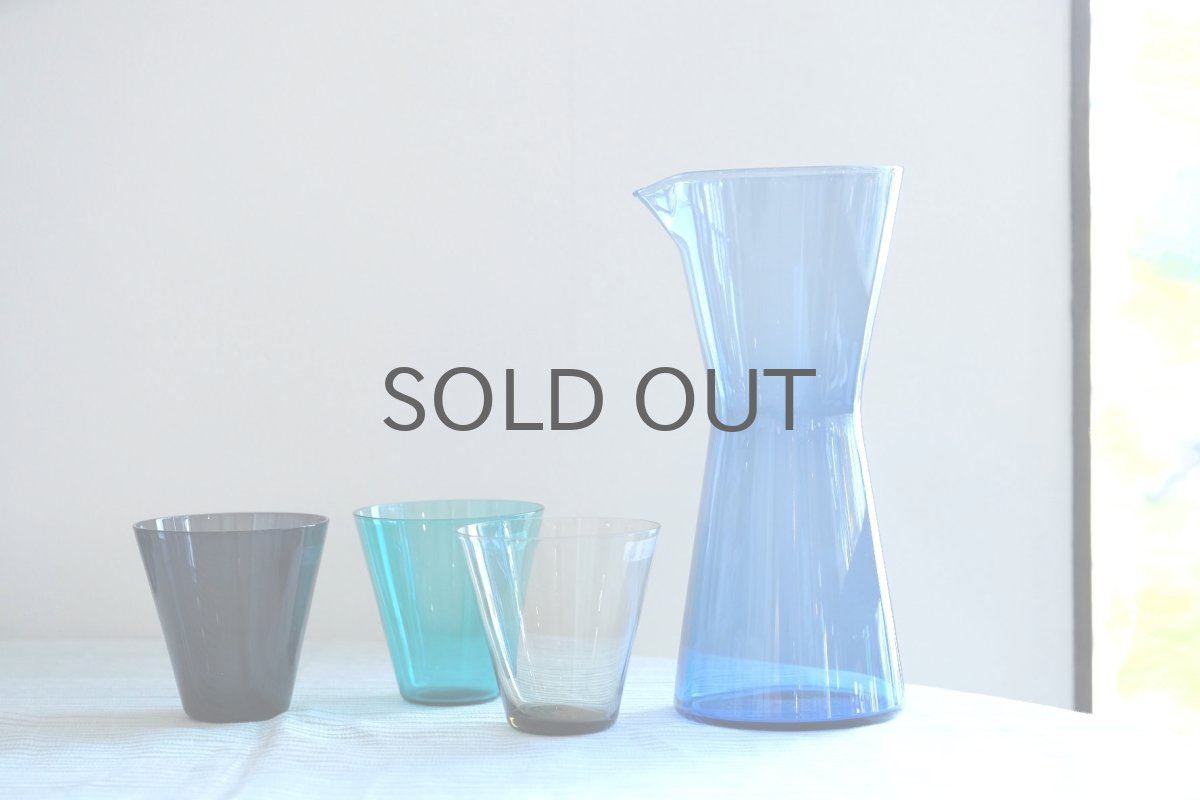 画像1: ビンテージ北欧雑貨/Kaj Franck/カイ・フランク/1610/カラフェ/iittala/イッタラ/ブルー (1)