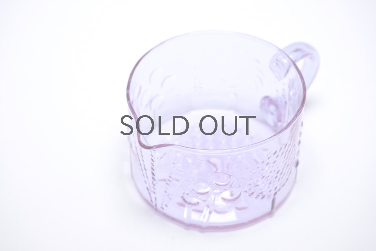 画像4: 北欧ビンテージガラス/オイバトイッカ/NUUTAJARVI/ヌータヤルヴィ/フローラ/クリーマー&シュガーボウル/アメジスト (4)