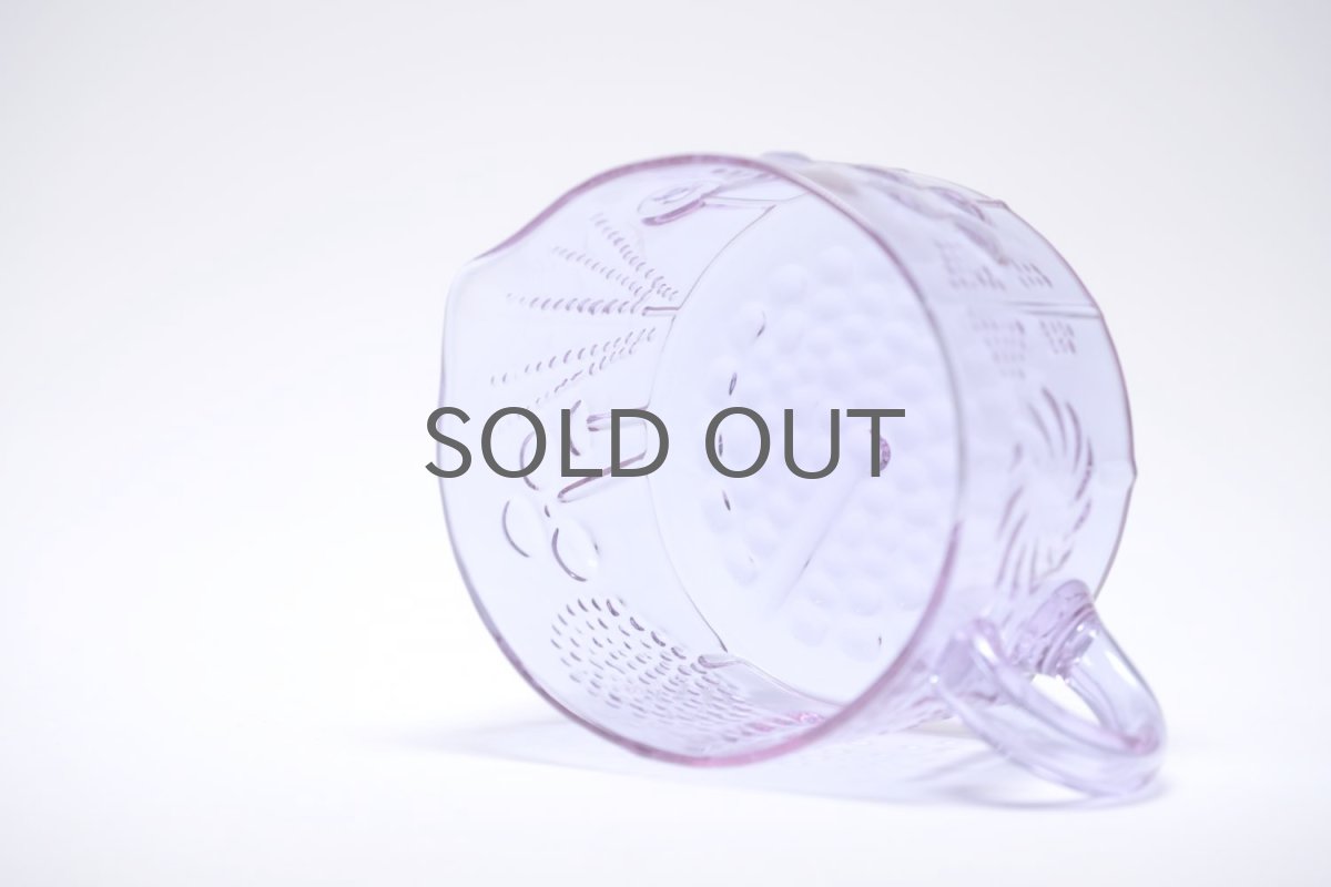 画像5: 北欧ビンテージガラス/オイバトイッカ/NUUTAJARVI/ヌータヤルヴィ/フローラ/クリーマー&シュガーボウル/アメジスト (5)