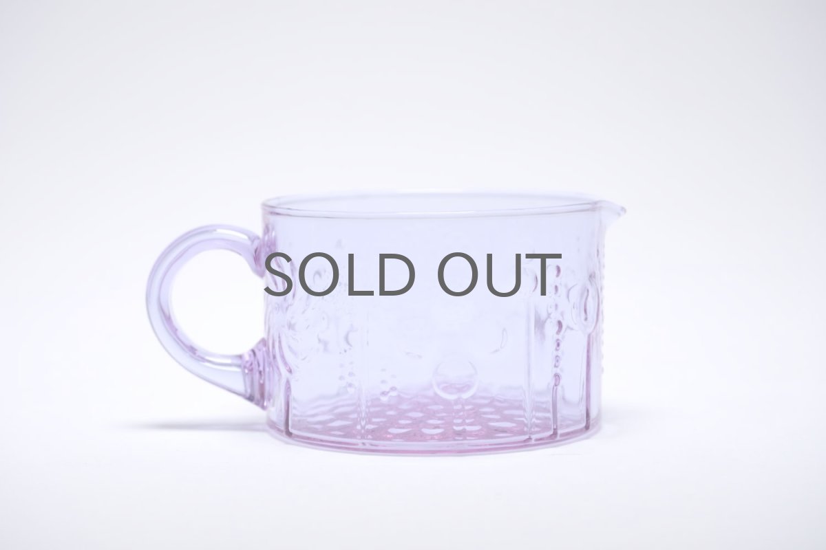 画像2: 北欧ビンテージガラス/オイバトイッカ/NUUTAJARVI/ヌータヤルヴィ/フローラ/クリーマー&シュガーボウル/アメジスト (2)