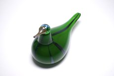 画像7: 北欧アートガラス/ビンテージガラス/Oiva Toikka/オイバ・トイッカ/NUUTAJARVI/ヌータヤルヴィ/Birds/バード/Green Lapwing/2005-08年 (7)