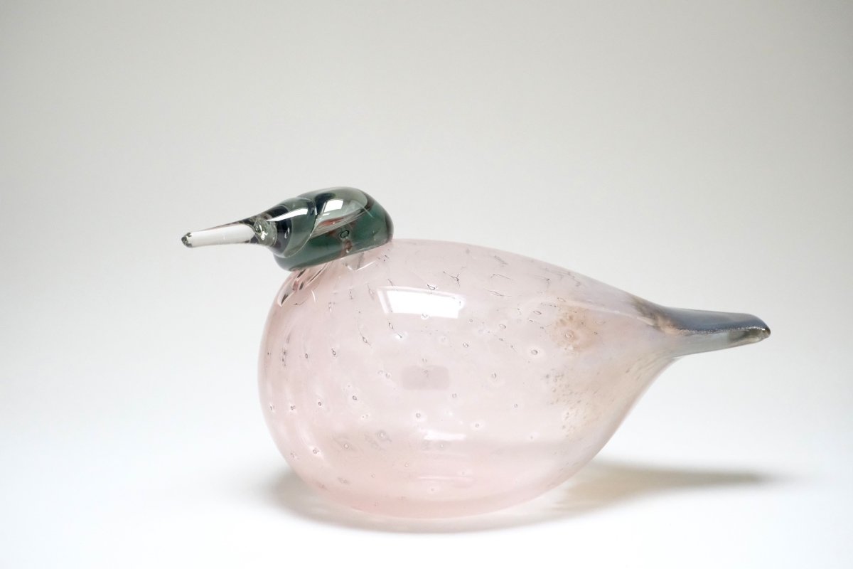 画像1: 北欧アートガラス/ビンテージガラス/Oiva Toikka/オイバ・トイッカ/iittala/イッタラ/Birds/バード/2002年アニュアルバード/Helmikana/Guinea Fowl (1)