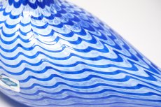 画像5: 北欧アートガラス/ビンテージガラス/Oiva Toikka/オイバ・トイッカ/iittala/イッタラ/Birds/バード/Aro-Yhtymä Oy/1992年/カンパニーバード/Lintu Sininen/Blue Bird/ブルーバード (5)