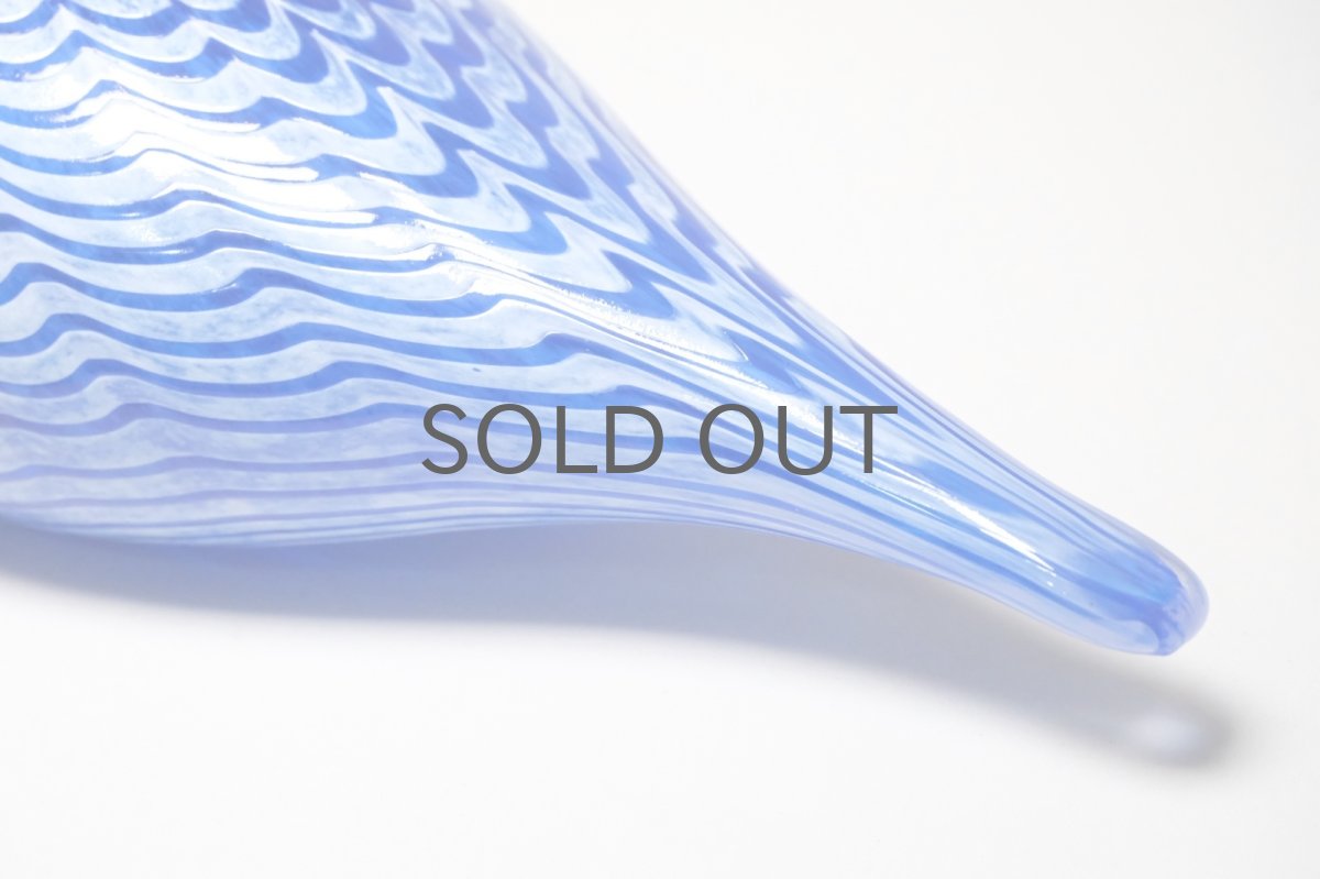 画像6: 北欧アートガラス/ビンテージガラス/Oiva Toikka/オイバ・トイッカ/iittala/イッタラ/Birds/バード/Aro-Yhtymä Oy/1992年/カンパニーバード/Lintu Sininen/Blue Bird/ブルーバード (6)