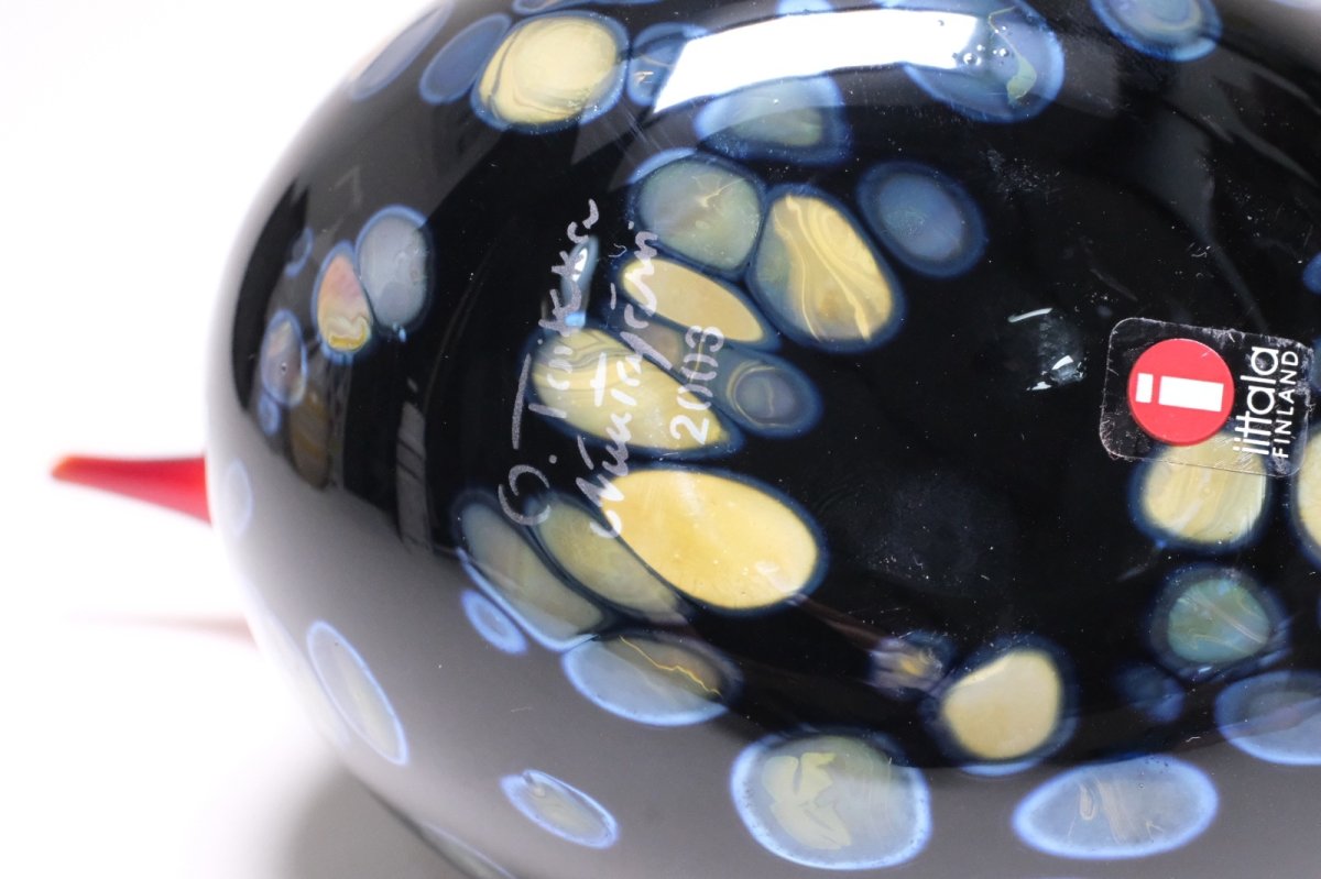 画像13: 北欧アートガラス/ビンテージガラス/Oiva Toikka/オイバ・トイッカ/iittala/イッタラ/Birds/バード/Korpikäki/Wildwood Cuckoo/2003年/アンニュアルバード (13)