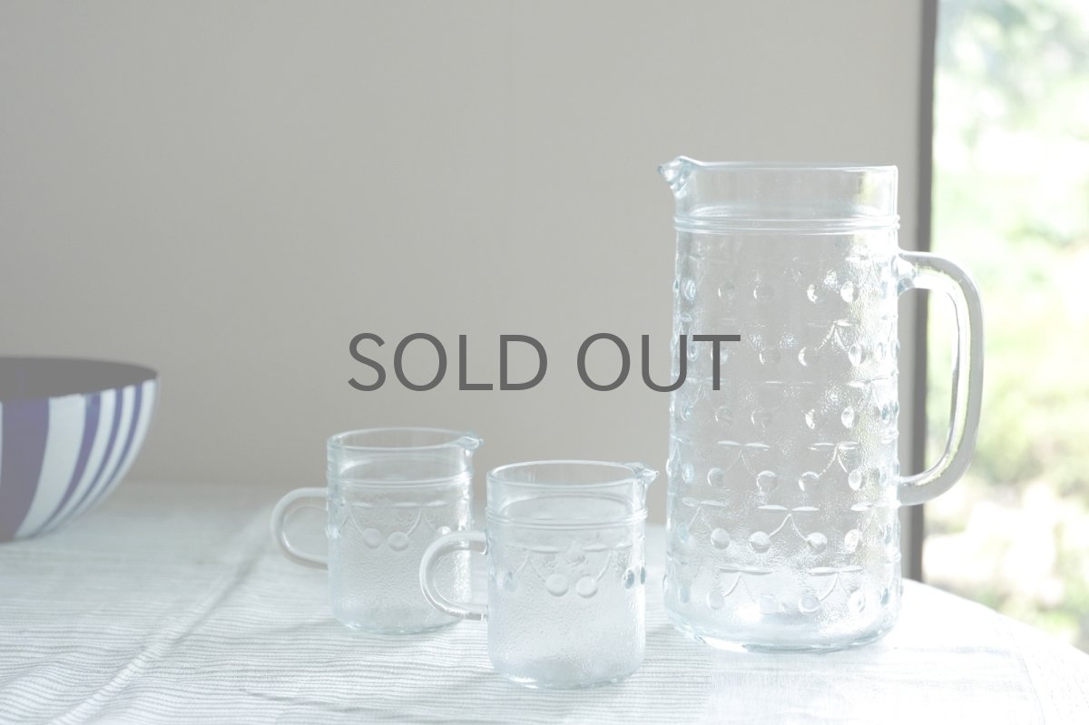 画像8: 北欧雑貨/フィンランド/Riihimaen Lasi/リーヒマエンラシ/Kirsikka/キルシッカ/さくらんぼう/ピッチャー (8)