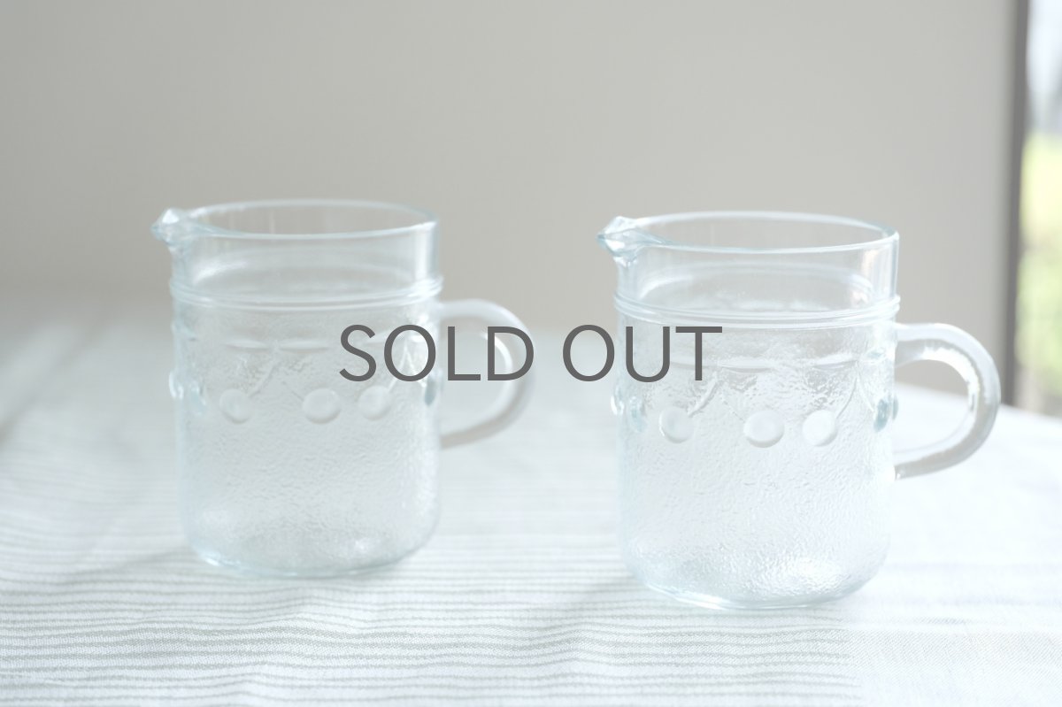 画像1: 北欧雑貨/フィンランド/Riihimaen Lasi/リーヒマエンラシ/Kirsikka/キルシッカ/さくらんぼう/クリーマー (1)