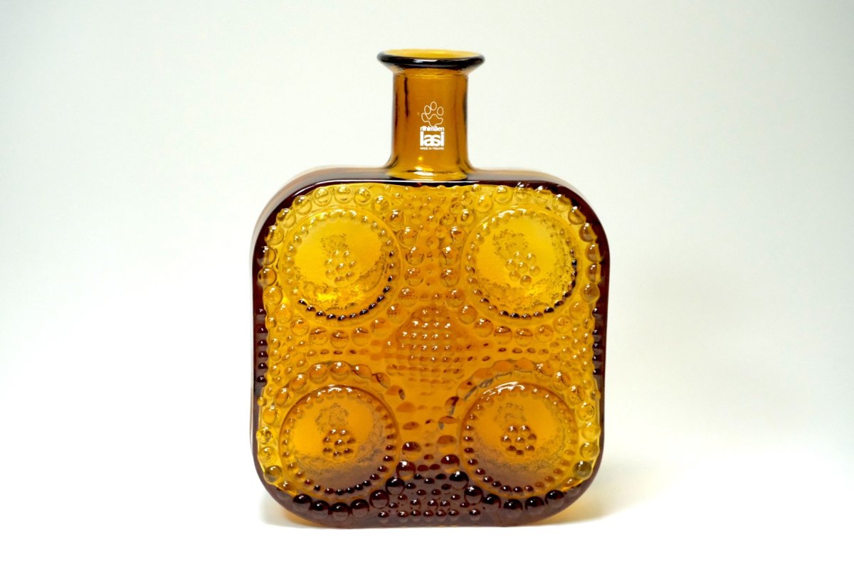 画像1: Riihimaen Lasi/Grapponia/ナニー・スティル/グラッポニアボトル/アンバー (1)