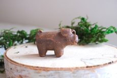 画像1: スウェーデン/Rutebo Stengods/ルーテボ/子ブタ (1)