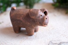 画像2: スウェーデン/Rutebo Stengods/ルーテボ/子ブタ (2)