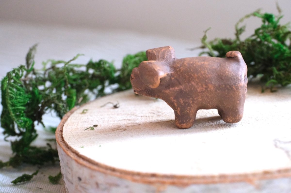 画像4: スウェーデン/Rutebo Stengods/ルーテボ/子ブタ (4)