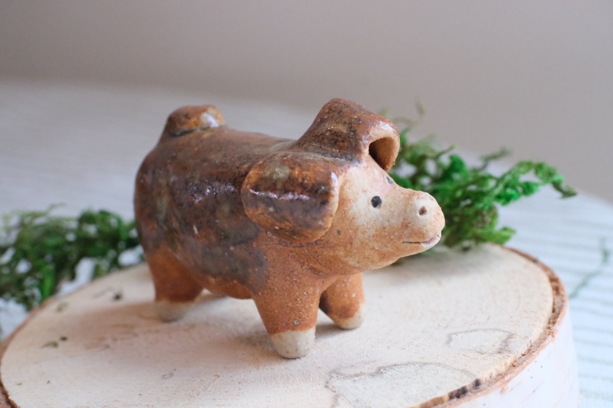 画像1: スウェーデン/Rutebo Stengods/ルーテボ/親ブタ (1)