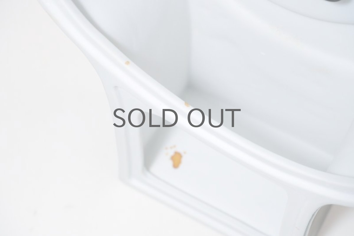 画像9: Rorstrand/ロールストランド/Sylvia Leuchovius/ シルヴィア・レウショブス/置き時計/小鳥/ダークグリーン/ヒビあり (9)