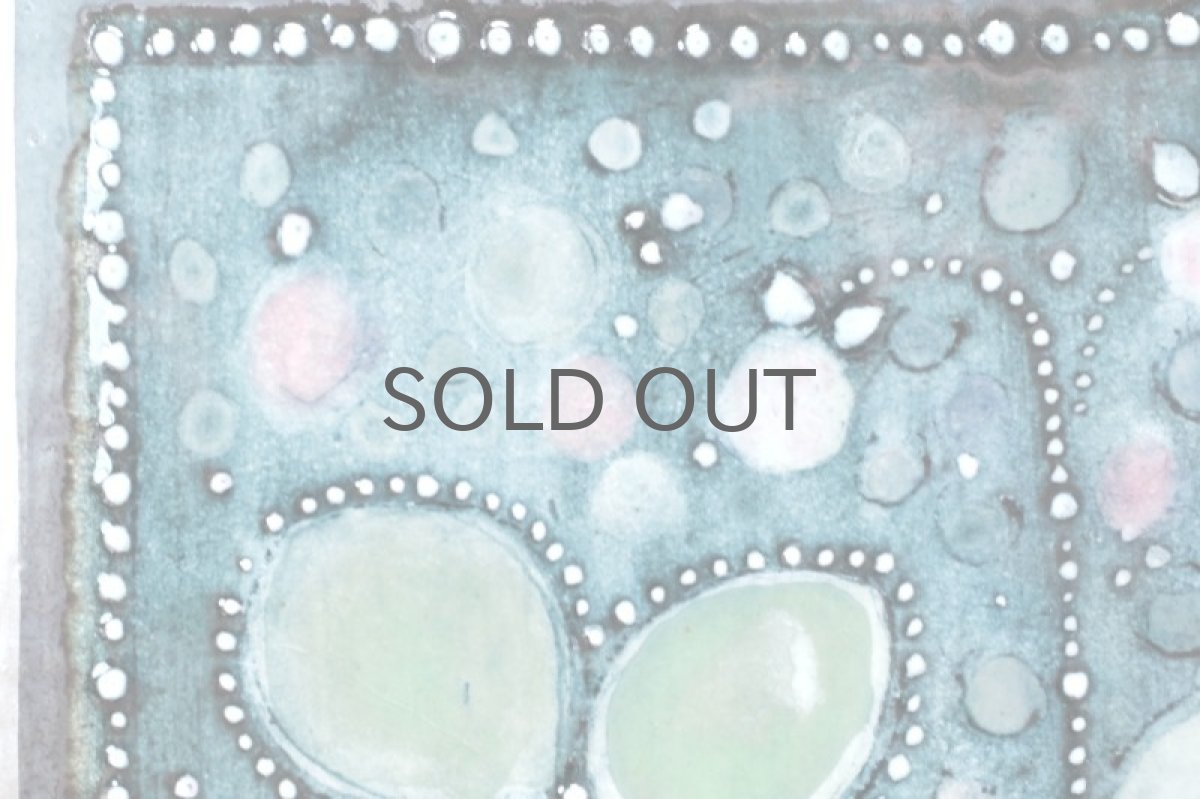 画像2: Rorstrand/ロールストランド/Sylvia Leuchovius /シルヴィア・レイショブス/陶板/ユニークピース/花柄/欠けあり (2)