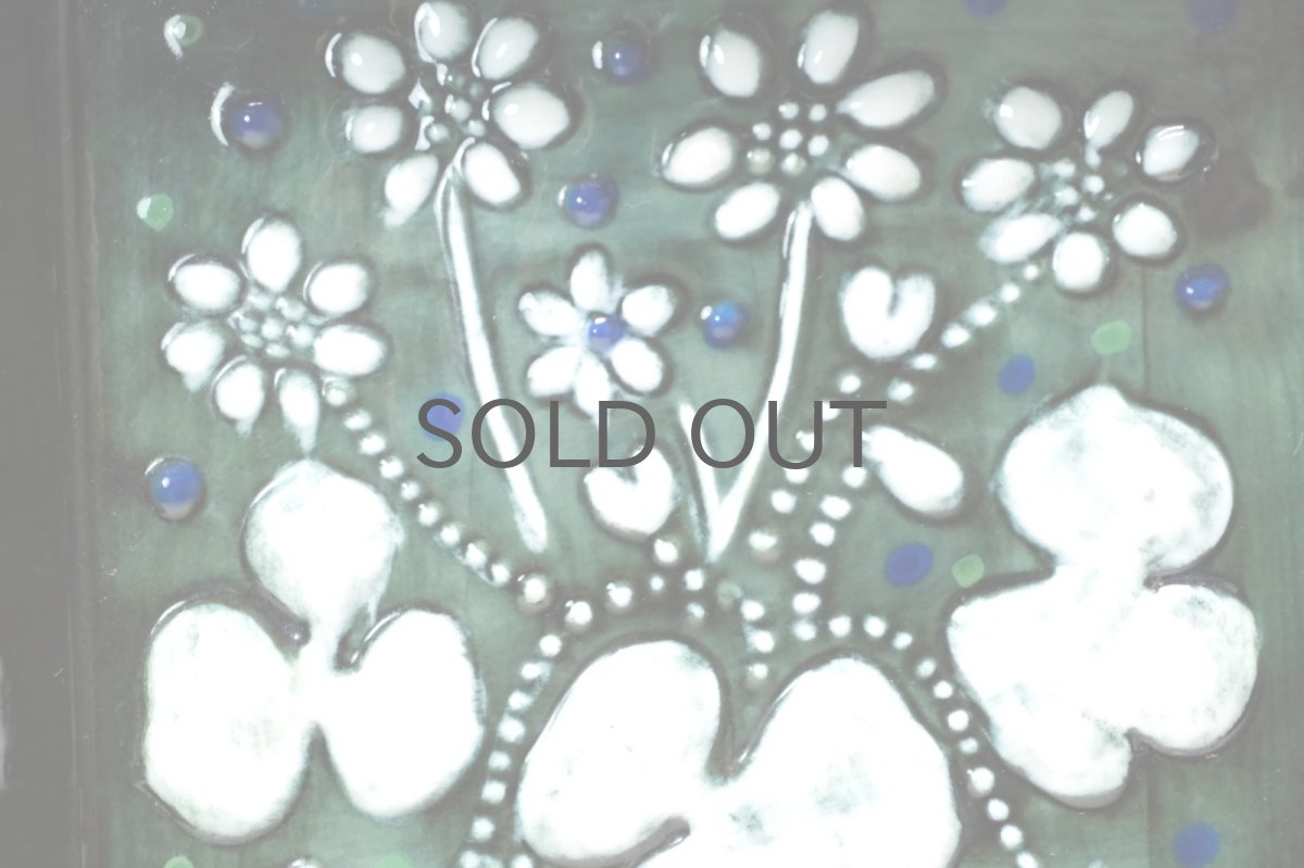 画像2: Rorstrand/ロールストランド/Sylvia Leuchovius/シルヴィア・レイショブス/陶板/壁掛け/花 (2)