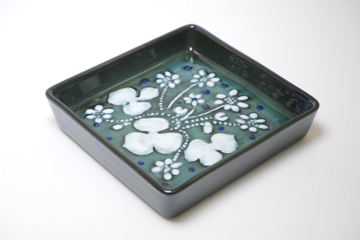 画像2: Rorstrand/ロールストランド/Sylvia Leuchovius/シルヴィア・レイショブス/陶板/壁掛け/花 (2)