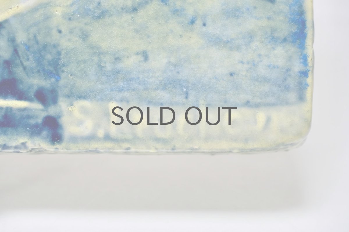 画像4: Rorstrand/ロールストランド/Sylvia Leuchovius /シルヴィア・レイショブス/ユニークピース/2羽の小鳥陶板 (4)