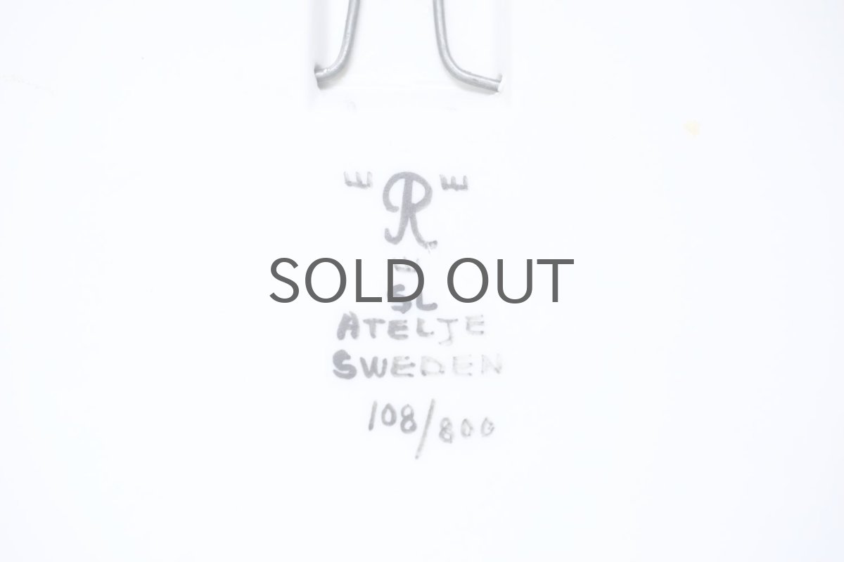 画像6: Rorstrand/ロールストランド/Sylvia Leuchovius/シルヴィア・レウショヴィウス//陶板/絵皿/鳥 (6)