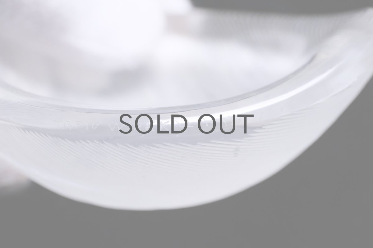 画像8: 北欧ビンテージ/Tapio Wirkkala/タピオ・ヴィルカラ/iittala/イッタラ/Art Object /3337/glass bowl/1958年/Sサイズ (8)