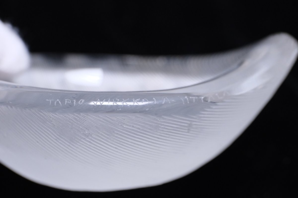 画像9: 北欧ビンテージ/Tapio Wirkkala/タピオ・ヴィルカラ/iittala/イッタラ/Art Object /3337/glass bowl/1958年/Sサイズ (9)