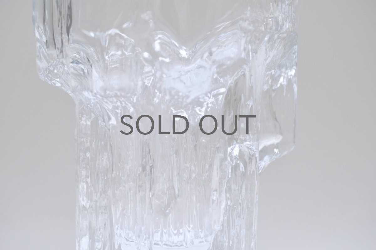 画像3: 北欧ビンテージ/Tapio Wirkkala/タピオ・ヴィルカラ/Minerva/クリアベース/H20cm (3)