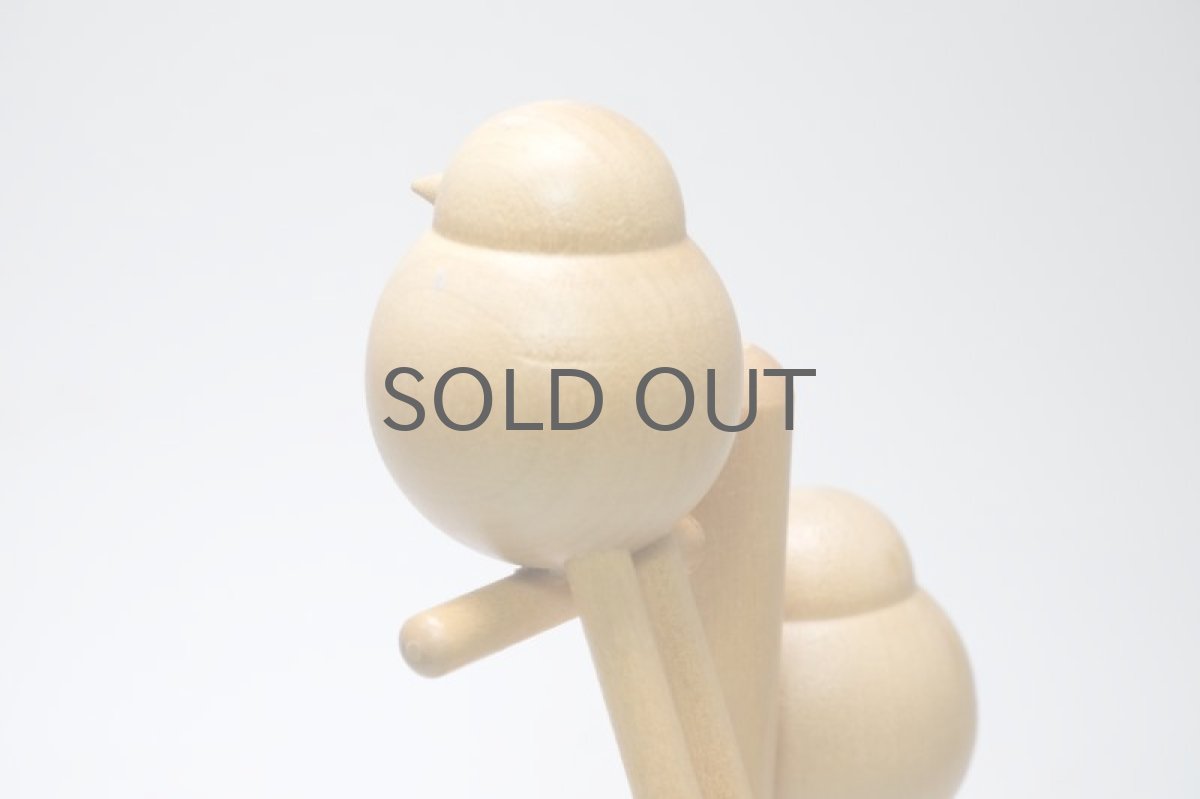 画像7: 北欧インテリアビンテージ雑貨/フィンランド製/aarikka/アーリッカ/木製オブジェ/２羽の小鳥 (7)