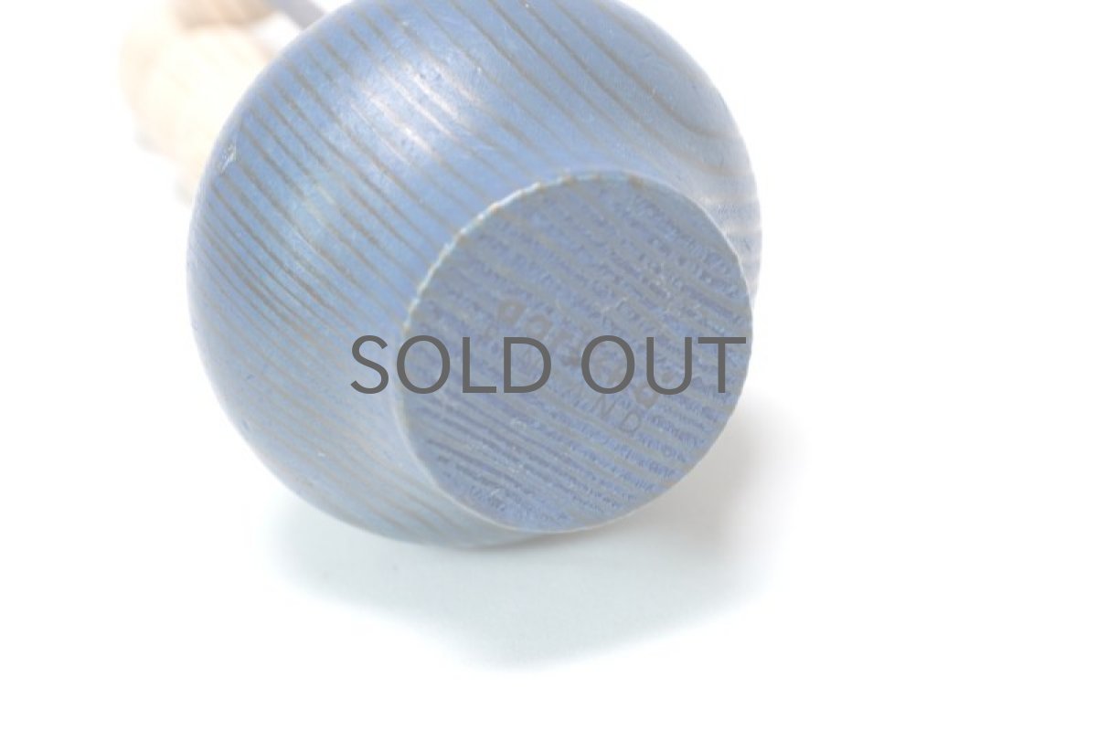 画像5: 北欧インテリアビンテージ雑貨/フィンランド製/aarikka/アーリッカ/木製オブジェ/木の実/ ブルー系 (5)