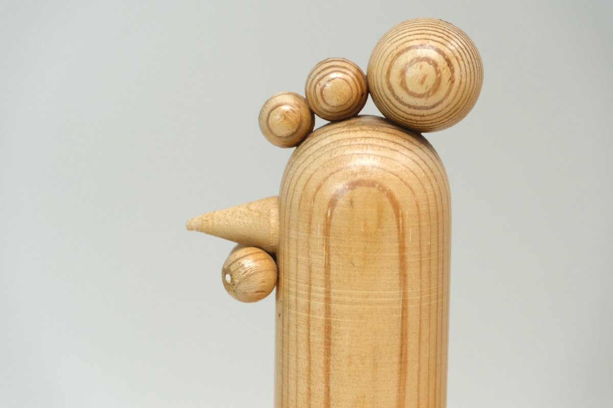 画像2: 北欧インテリアビンテージ雑貨/フィンランド製/aarikka/アーリッカ/Kukko/ニワトリ/木製 (2)