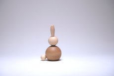 画像4: 北欧インテリアビンテージ雑貨/フィンランド製/aarikka/アーリッカ/木製オブジェ/ウサギ (4)