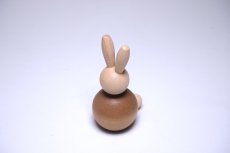 画像6: 北欧インテリアビンテージ雑貨/フィンランド製/aarikka/アーリッカ/木製オブジェ/ウサギ (6)