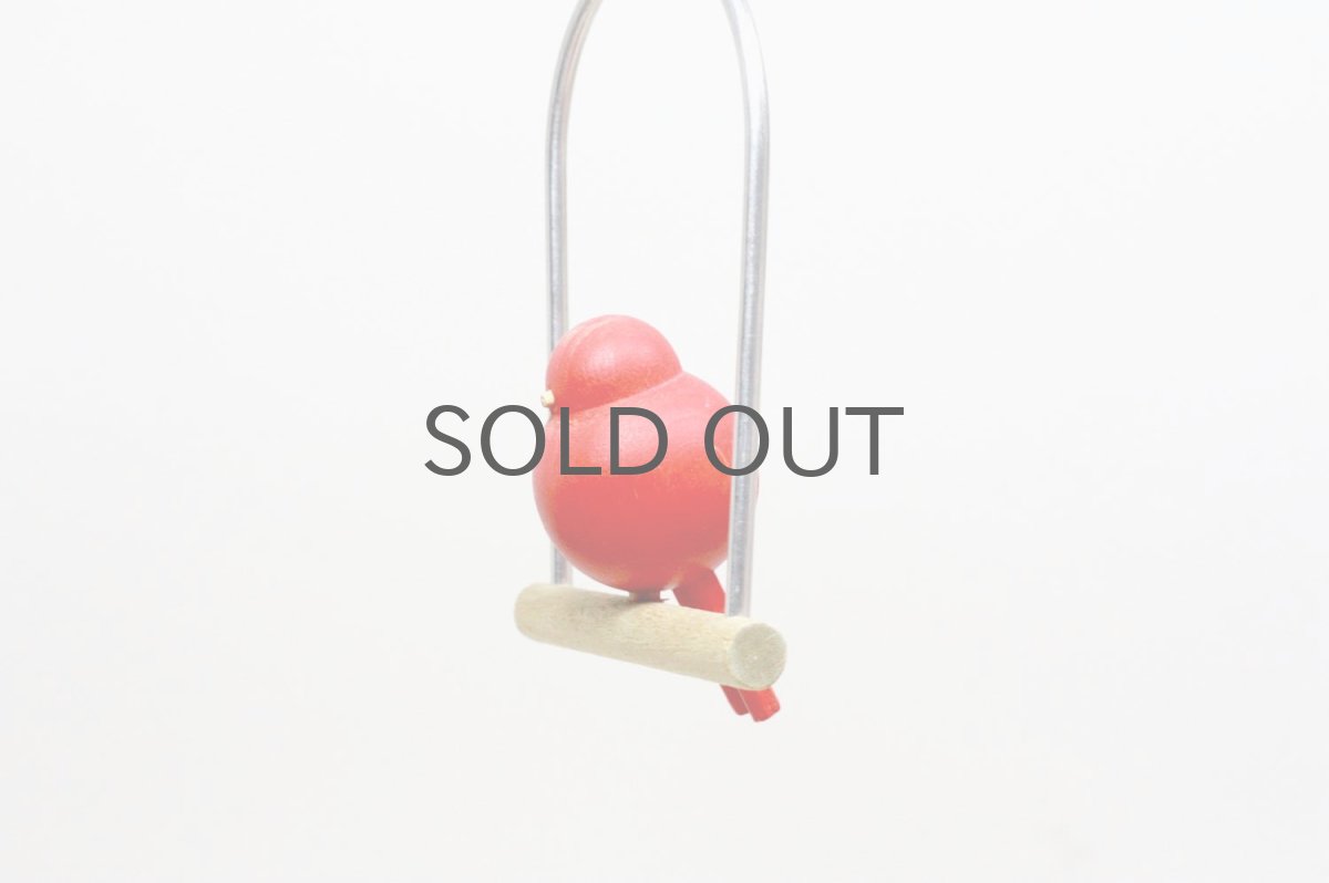 画像2: 北欧インテリアビンテージ雑貨/フィンランド製/aarikka/アーリッカ/木製オブジェ/小鳥モビール (2)