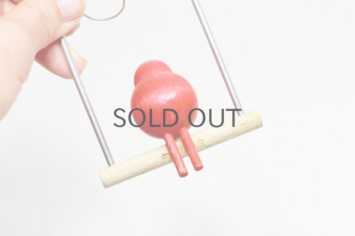 画像3: 北欧インテリアビンテージ雑貨/フィンランド製/aarikka/アーリッカ/木製オブジェ/小鳥モビール (3)