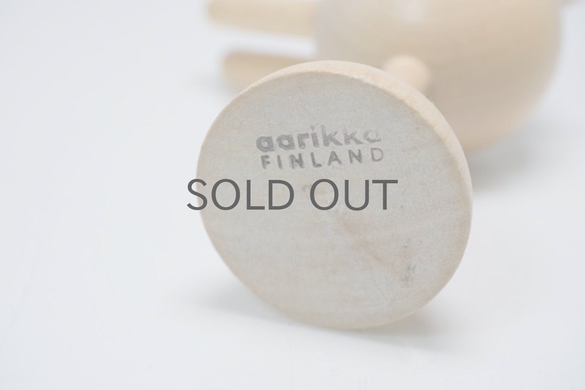 画像7: 北欧インテリアビンテージ雑貨/フィンランド製/aarikka/アアリッカ/木製オブジェ/小鳥 (7)