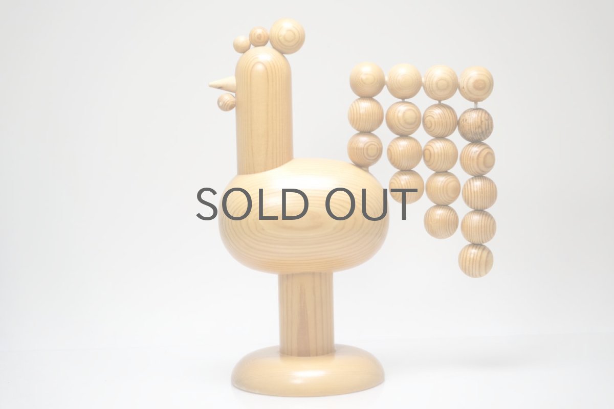 画像4: 北欧インテリアビンテージ雑貨/フィンランド製/aarikka/アーリッカ/Kukko/ニワトリ/木製 (4)