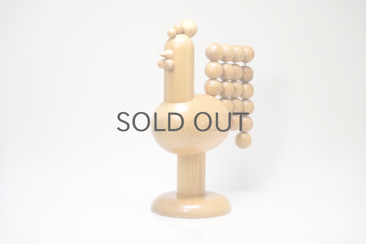 画像3: 北欧インテリアビンテージ雑貨/フィンランド製/aarikka/アーリッカ/Kukko/ニワトリ/木製 (3)