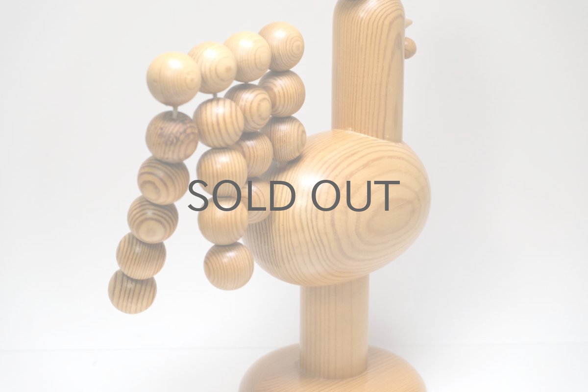 画像7: 北欧インテリアビンテージ雑貨/フィンランド製/aarikka/アーリッカ/Kukko/ニワトリ/木製 (7)