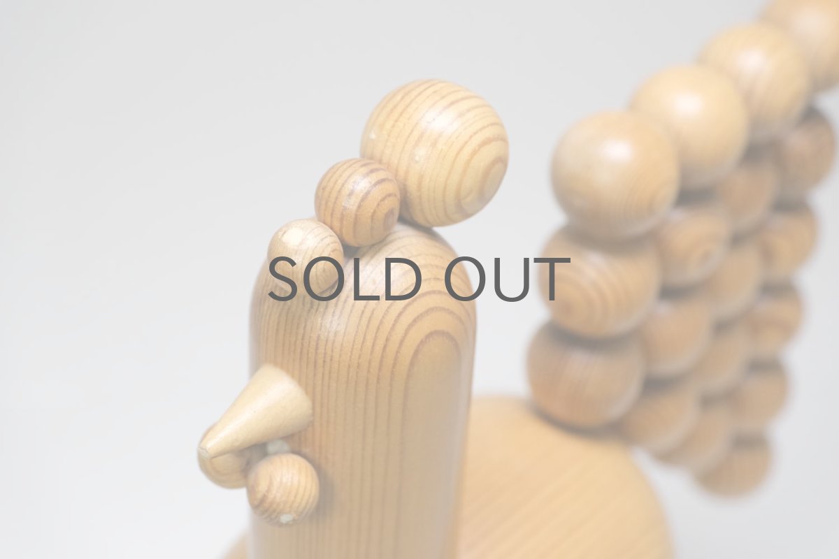 画像5: 北欧インテリアビンテージ雑貨/フィンランド製/aarikka/アーリッカ/Kukko/ニワトリ/木製 (5)