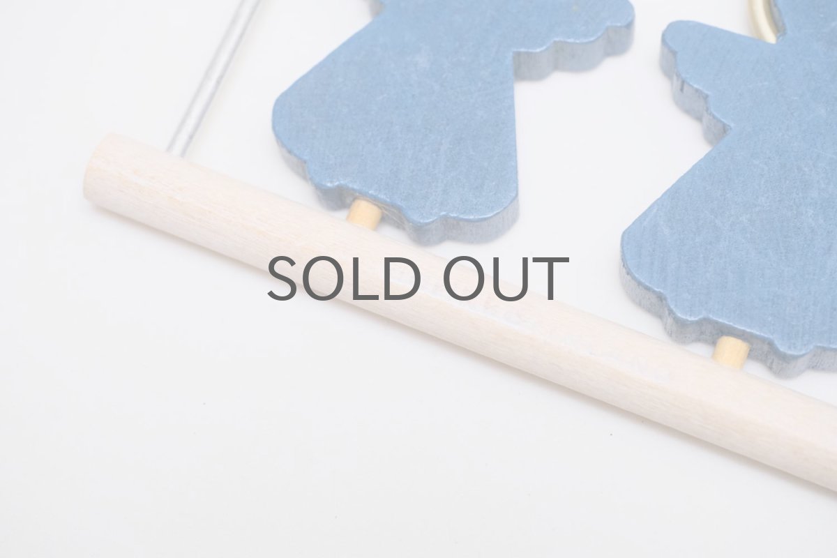 画像4: 北欧インテリアビンテージ雑貨/フィンランド製/aarikka/アーリッカ/木製クリスマスオーナメント/ハンギング天使 (4)